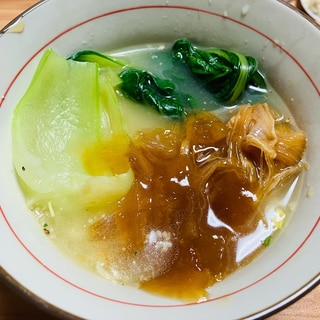 インスタントで高級なフカヒレラーメン